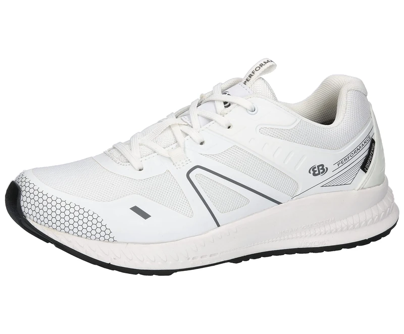 Brütting Unisex Argos Trail Running Shoe, White, 3.5 UK