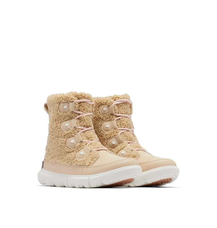 Sorel SOREL EXPLORER II JOAN WATERPROOF Women's Casual Winter Boots, Brown (Nova Sand x Sea Salt), 9 UK - Image 1