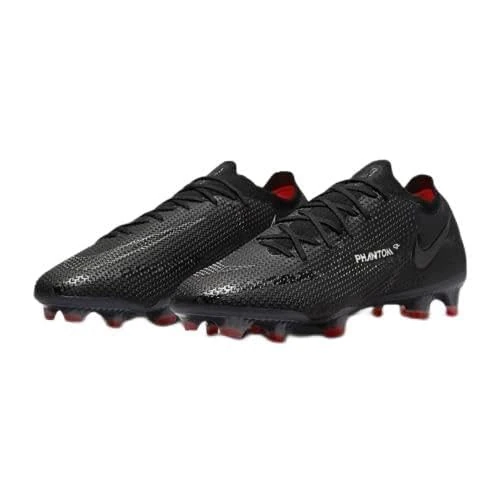 NIKE Phantom Gt2 Elite Fg Football Shoes, Black Dk Smoke Grey Summit White, 10 UK Child