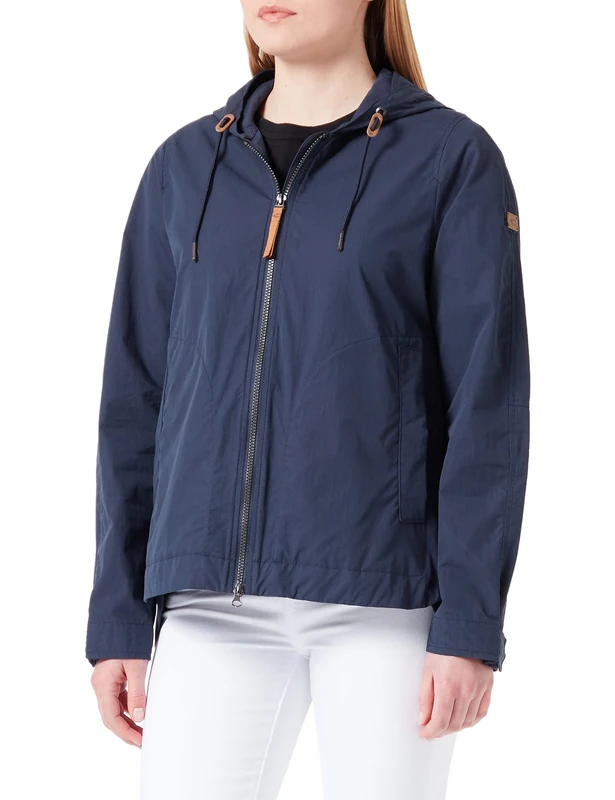 REPLAY camel active Women's Functional Jacket Made of Organic Cotton, blue, 36