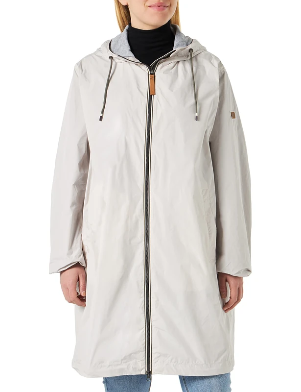 REPLAY Camel Active Womenswear Women's 310500/1R26 Coat, Pearl, 36, pearl