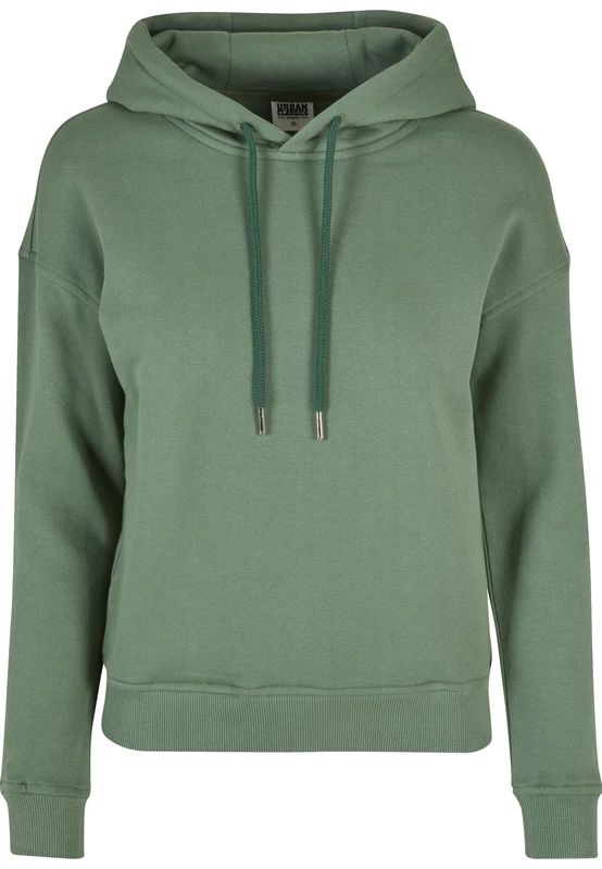 Urban Classics Ladies Organic Hoody Ladies Hooded Pullover Hoodie Available in Many Sizes XS to 5XL, Salvia, S