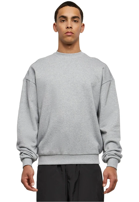 Urban Classics Mens Ultra Heavy Crew Cotton Crew Neck Sweatshirt Available in 4 Sizes XS to 5XL, gray, XL
