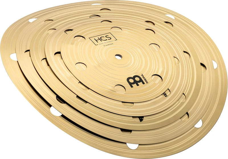 Meinl Cymbals HCS 8/10/12/14/16 inch Smack Stack Cymbal (Video) for Drum Set (40,64cm) Traditional Finish Brass, Made in Germany (HCS80246SM)