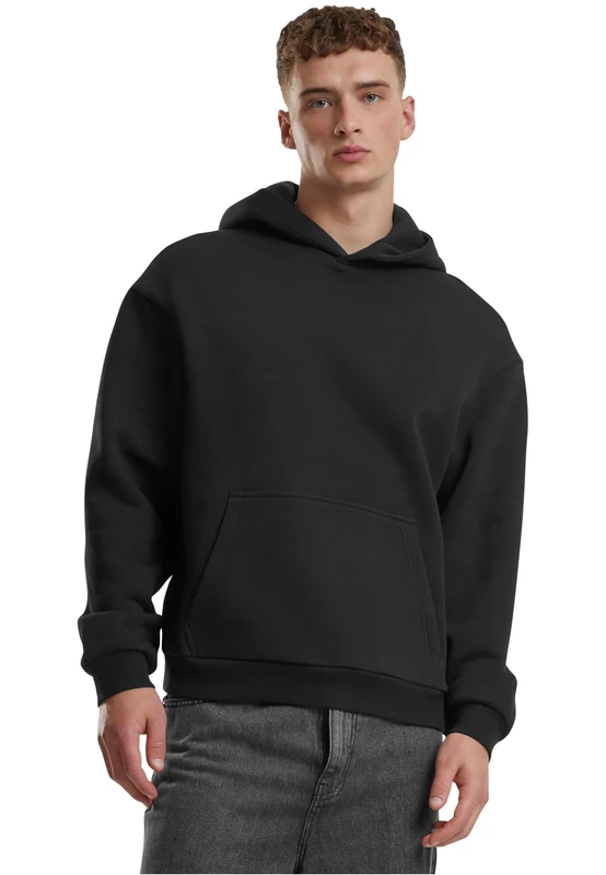 Urban Classics Men's Ultra Heavy Hoody, black, 5XL