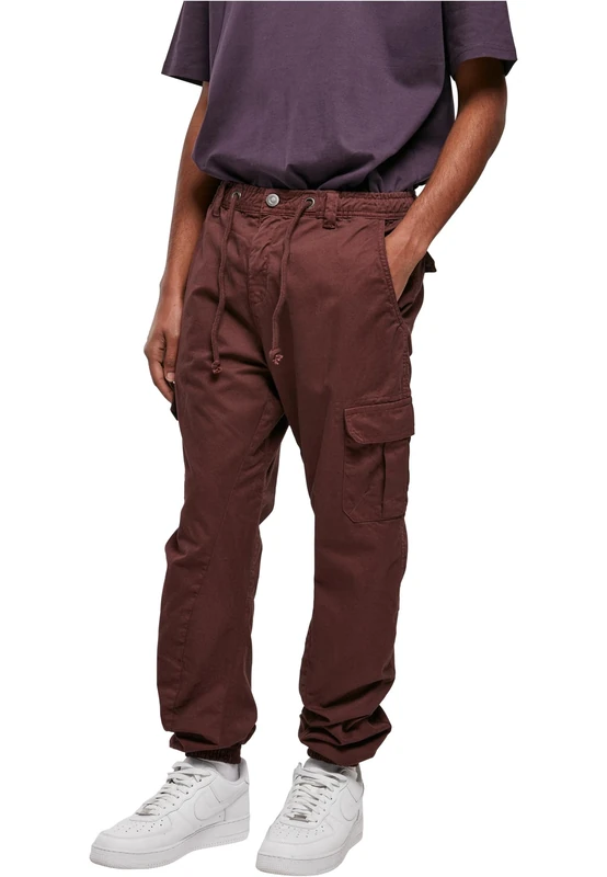 Urban Classics Men's Cargo Jogging Pants, Cherry, S
