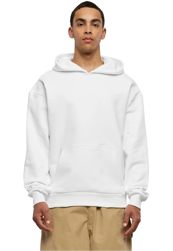 Urban Classics Ultra Heavy Hoody, Men's Zip Hoodie Available in Many, Sizes XS to 5XL, White, S