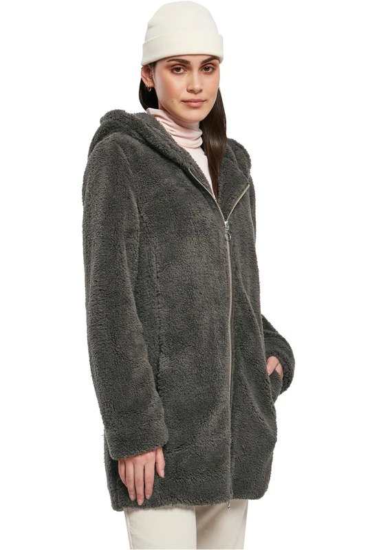 Urban Classics Women's Ladies Sherpa Jacket, Brown, XXL - Image 1