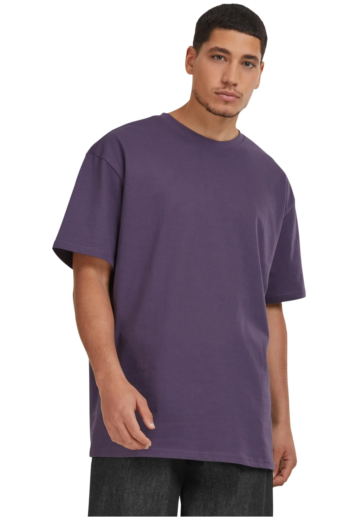 Urban Classics Heavy Oversized Tee T-Shirt Men's, Purplenight, 4XL