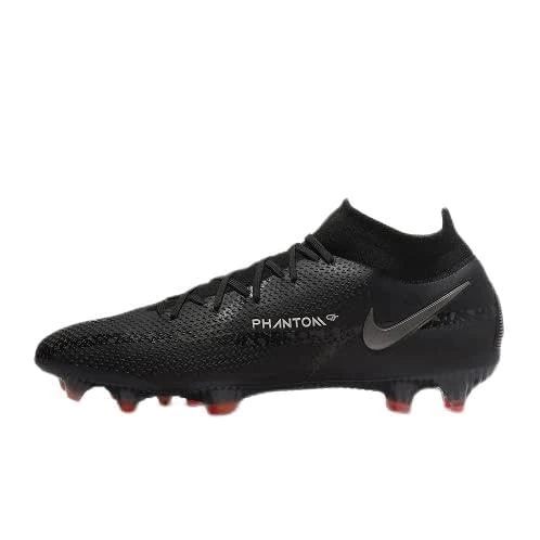 NIKE Phantom Gt2 Dynamic Fit Elite Fg Football Shoes Black Dk Smoke Grey Summit White 11