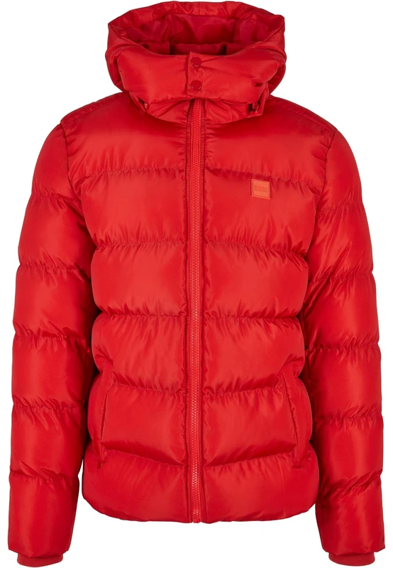 Urban Classics Men's Hooded Puffer Jacket with Quilted Interior, hugered, 4XL