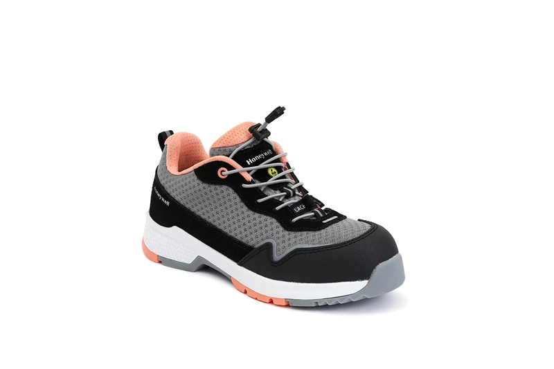 Honeywell Cocoon Evo Coral Industrial Safety Shoes for Women, Lightweight, Low-Cut Style, 3D Mesh with Foam Lining, Heel Shock Absorption System, Size 37 EU, 6551612-37/7 - Image 1