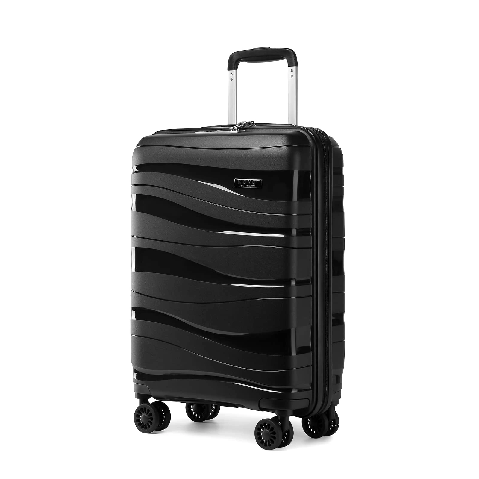 Kono Large Check in Luggage 28 inch Lightweight Polypropylene Hard Shell Suitcase with TSA Lock Spinner Wheels