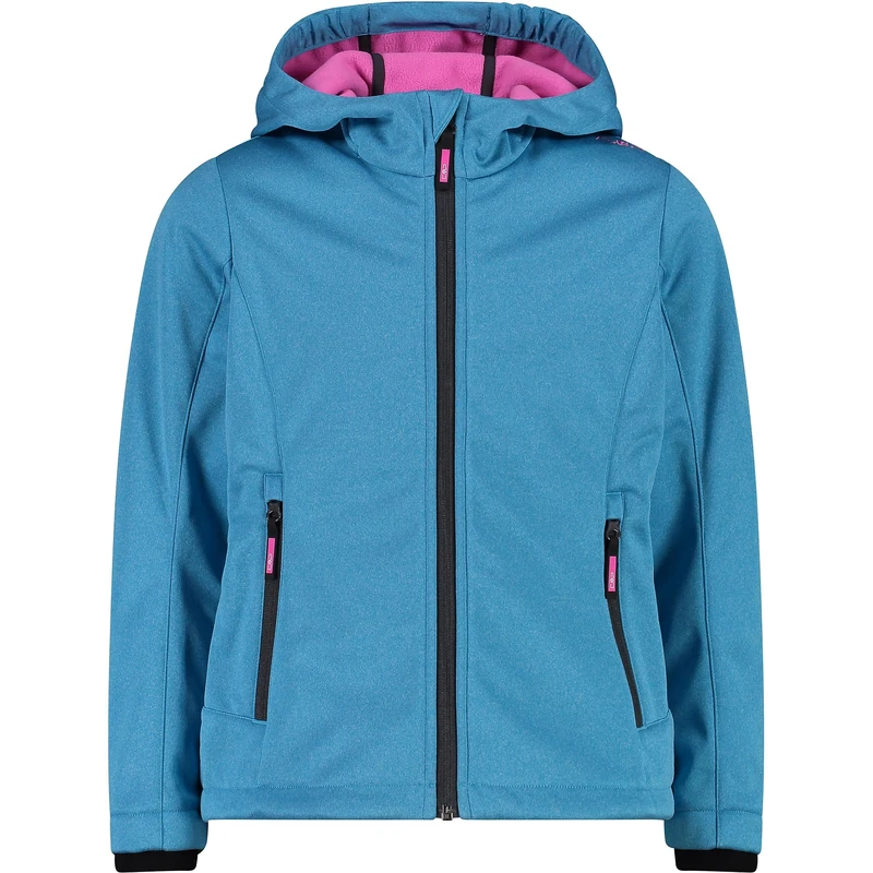 CMP Error: #N/A Melange Softshell Jacket for Children with Fixed Hood Kid G Jacket Fix Hood