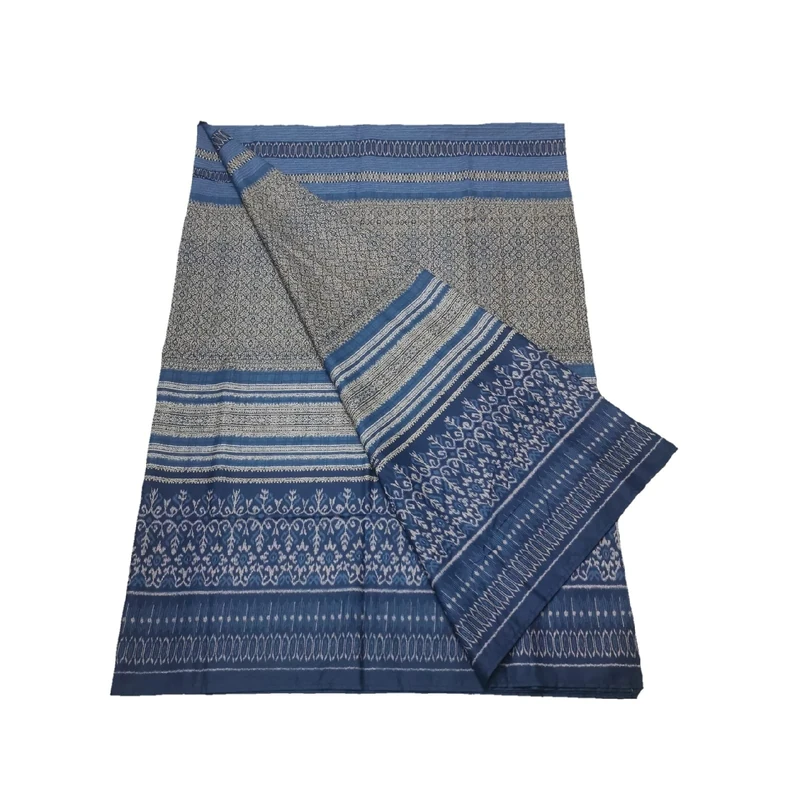 Bassetti Foulard Roccaraso B1 9323993 Mako Satin Cotton 180 cm x 270 cm Blue