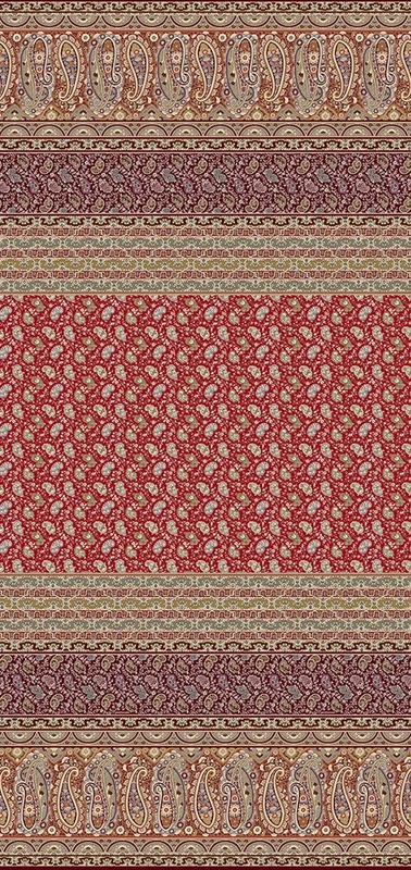 Bassetti Foulard Imperia R1 9324027 Mako Satin Cotton Red 180 cm x 270 cm