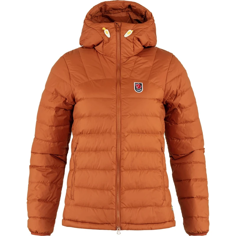 FJÄLLRÄVEN 86122 Expedition Pack Down Hoodie W Jacket Women's Terracotta Brown XXS