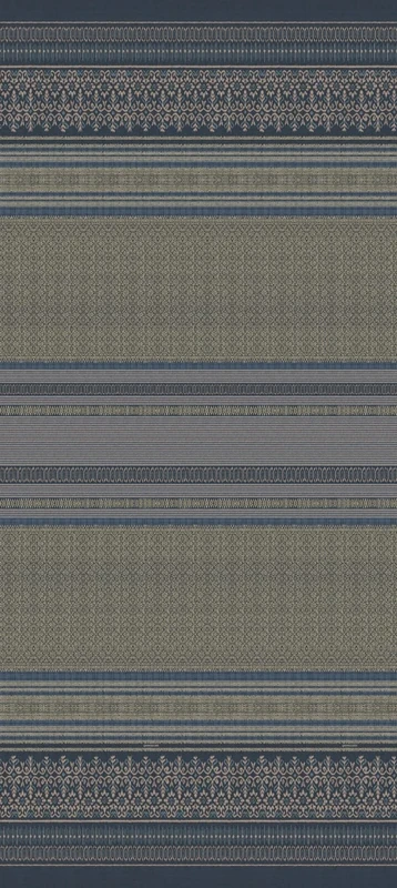 Bassetti Foulard Roccaraso B1 9323999 Mako Satin Cotton 350 cm x 270 cm Blue