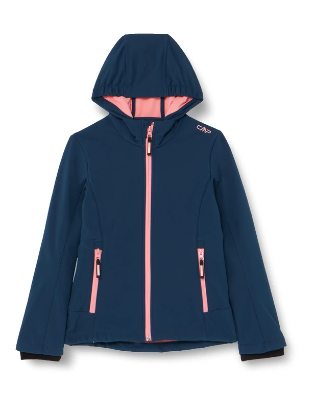 CMP Girls' Softshell Jacket with Fix Hood