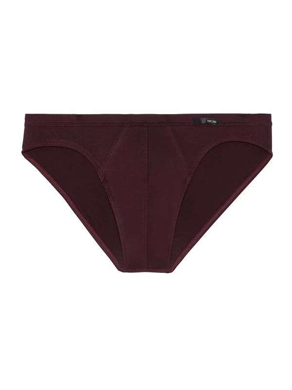 HOM Men's Slip Micro Confort Tencel Soft Briefs, Bordeaux, S