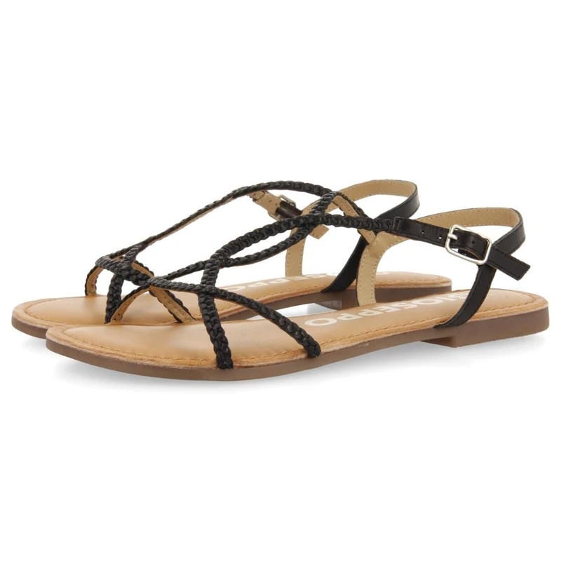 GIOSEPPO Women's Nioak Sandals, black, 8 UK