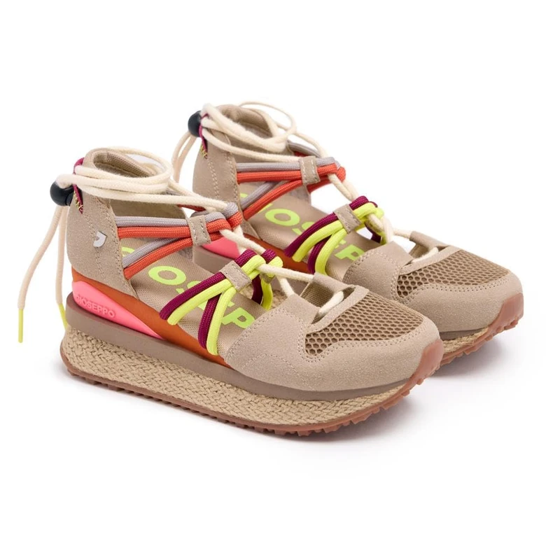 GIOSEPPO Women's Tulare Sports Sandals, Beige, 7 UK