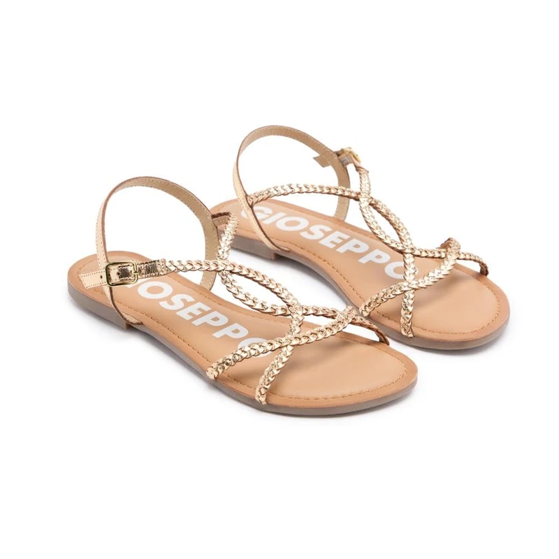 GIOSEPPO Women's Nioak Sandals, gold, 8 UK