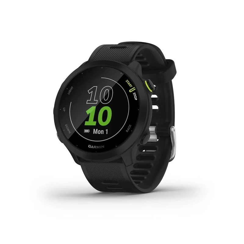 Garmin [Renewed Forerunner 55 GPS 42mm Running Smartwatch, Easy to use, Lightweight, Training Guidance, Safety & Tracking Features, Black (Renewed)