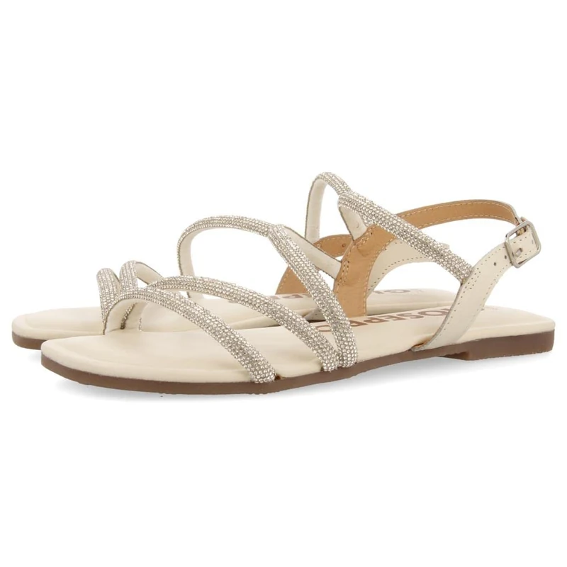 GIOSEPPO Women's Jeceaba Sandals, ivory, 4 UK