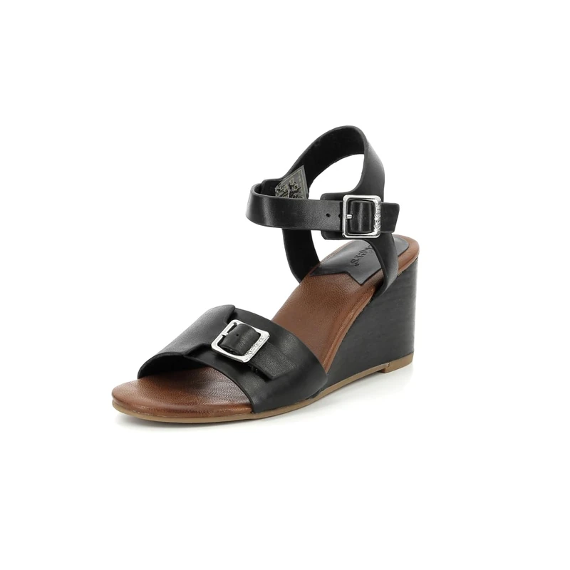 KICKERS Women's Kick Vodou Heeled Sandal, Black, 3.5 UK