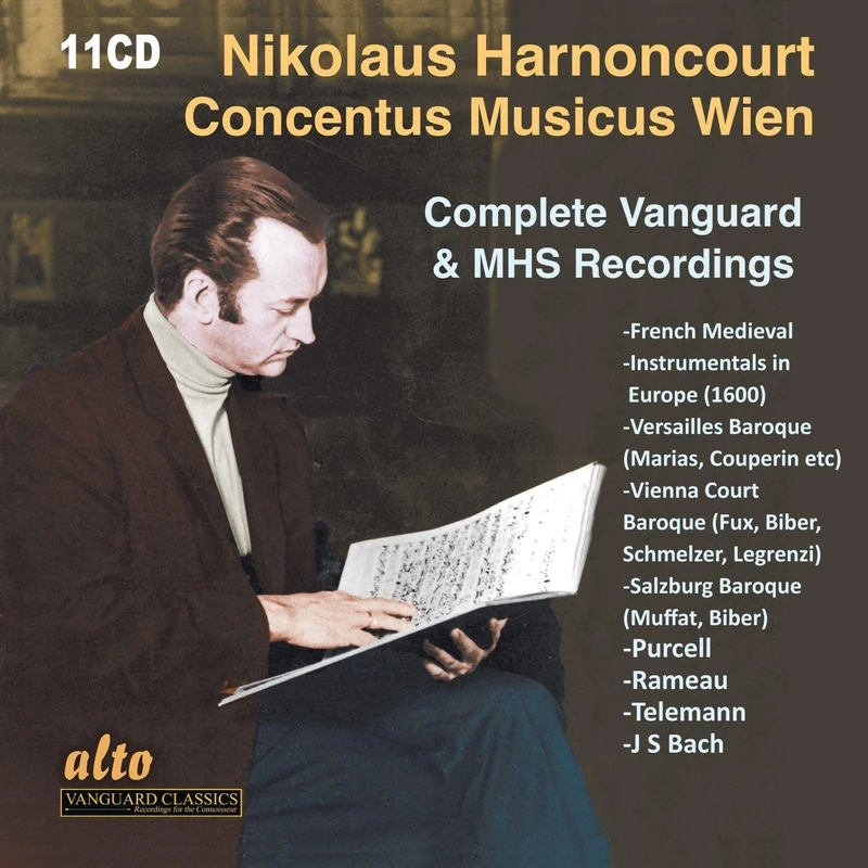 Nikolaus Harnoncourt-die Vanguard-& Mhs-Aufnahmen