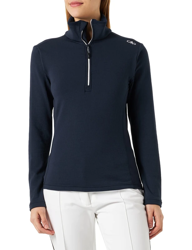 CMP - Woman Sweat, Black Blue, M