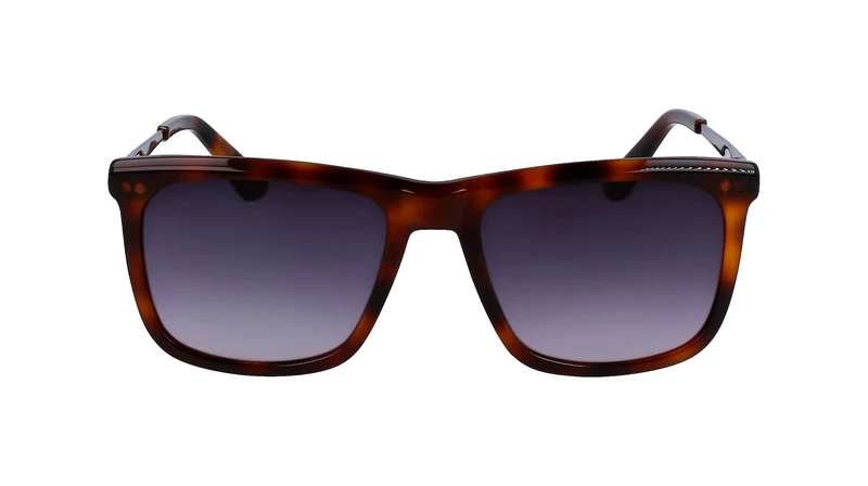 Calvin Klein Men's Sunglasses CK22536S - Brown Havana with Gradient Khaki Lens