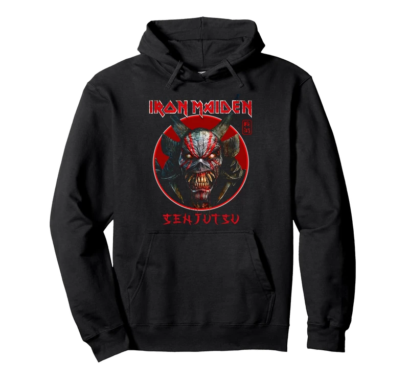 Iron Maiden Senjutsu Circle Cover Pullover Hoodie
