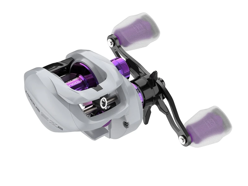 13 FISHING - Modus SZ2 Baitcast Reel - 7.3:1 Gear Ratio - Left Hand Retrieve (Fresh) - MODSZ2-7.3-LH Gray