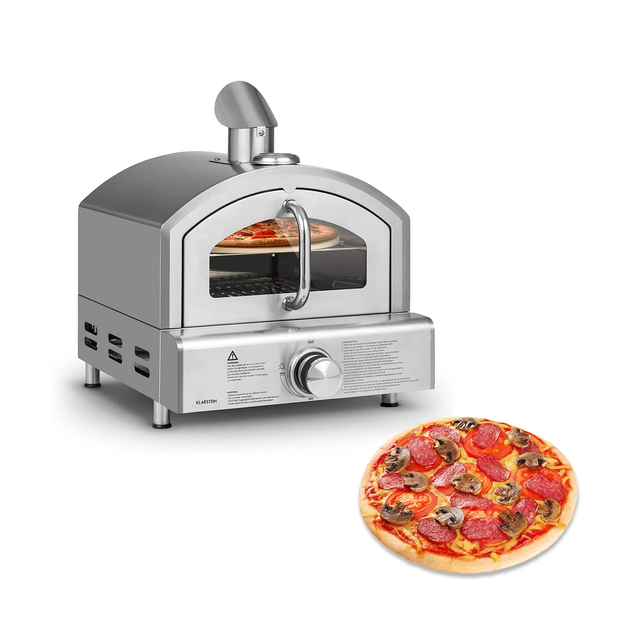 WXHN 3.8kw Gas Pizza Oven, Bbq Pizza Oven, Pizza Stone, Outdoor Pizza Oven, Outdoor Barbecues & Smokers, Gas Bottle, Stone Pizza Oven