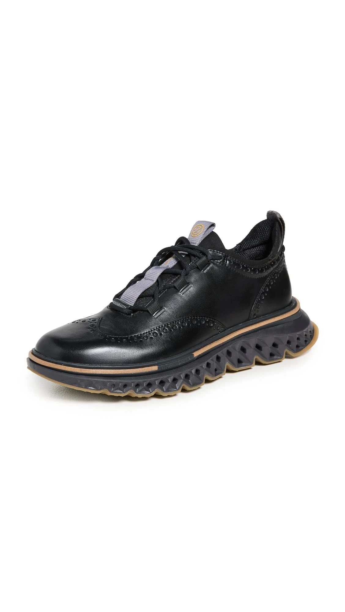 Cole Haan Men's Broadway Cap Toe Oxfords, Black/Pavement, 9.5 Wide