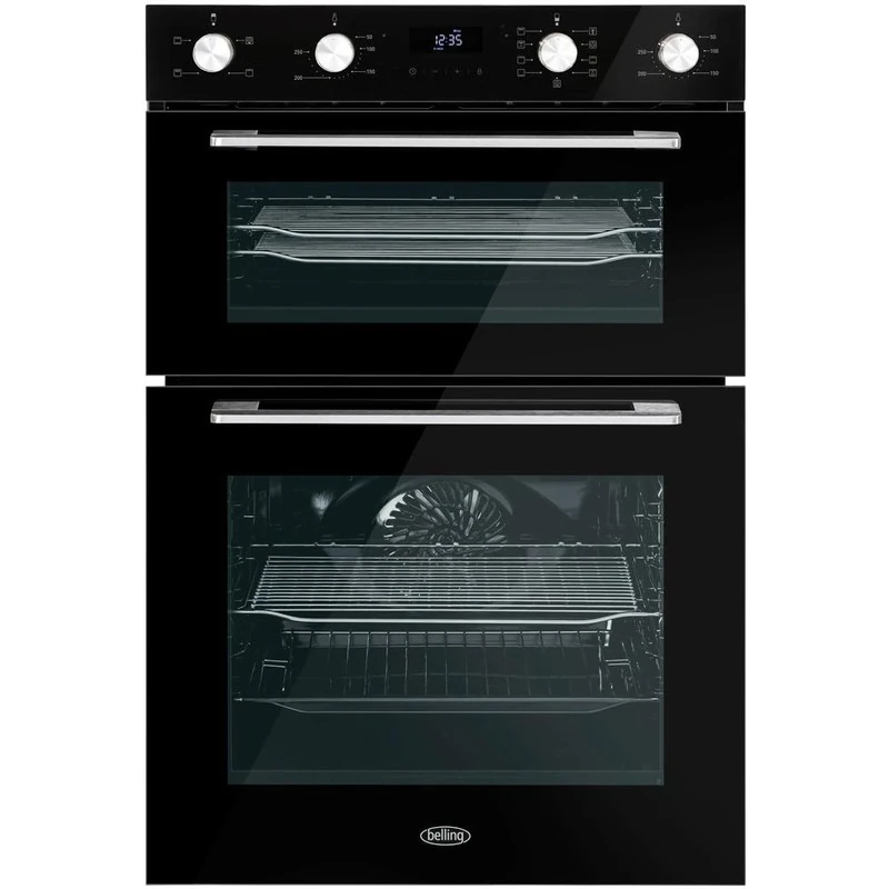 Belling ComfortCook Electric Built In Double Oven - Black