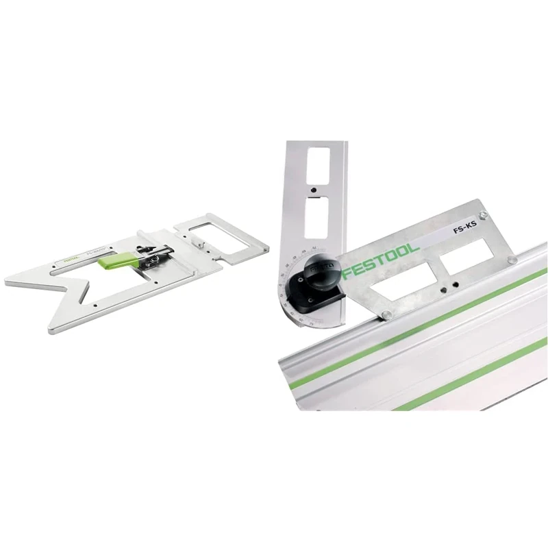 Festool 205229 Angle Stop FS-WA/90° & 491588 FS-KS Combination Bevel, White