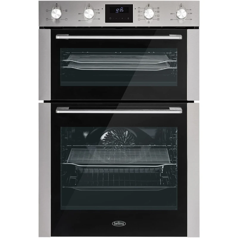 Belling Built In Electric Double Oven with Catalytic Liners - Stainless Steel