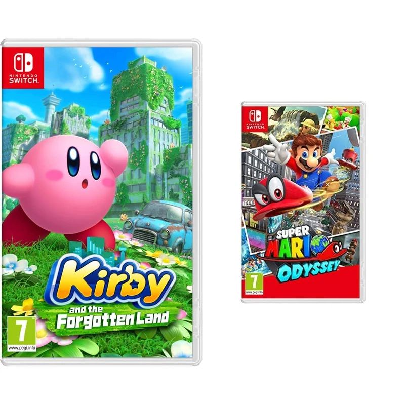Kirby and the Forgotten Land (Nintendo Switch) & Super Mario Odyssey
