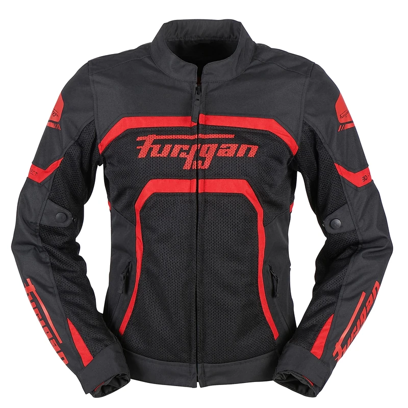 Furygan Womens Mystic Evo Vented Jacket, Noir/rouge, L UK