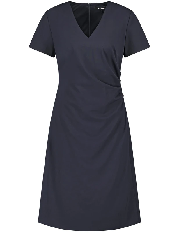 Taifun Women's 980964-19800 Dress, Navy, 16