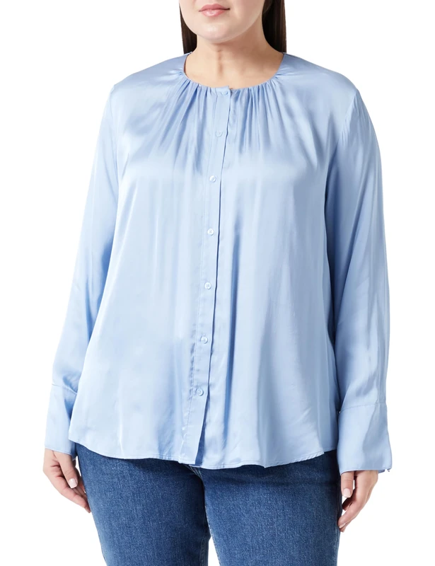 Gerry Weber Women's 130004-31307 Long Sleeve Blazer, Aqua_2, 14