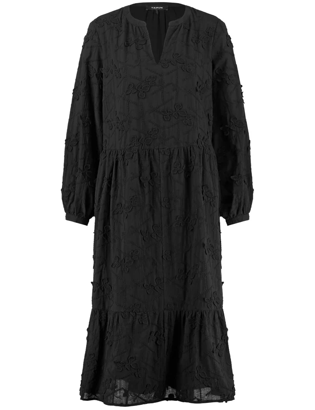 Taifun Women's Dress, Black, 12