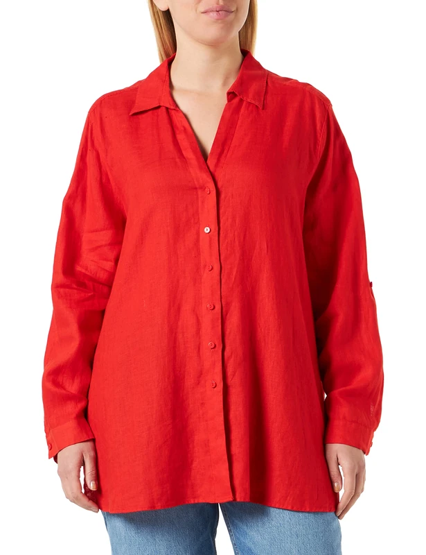 GERRY WEBER Edition Women's 860036-66435 Blouse, Fire, 34
