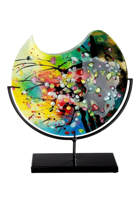 GILDE GLAS art 39297 Decorative Vase Height 37 cm Multi-Coloured