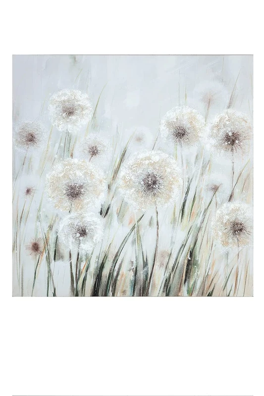 Gilde Bild Pusteblumen-Wiese Floral Decorations, Multicoloured, Unique