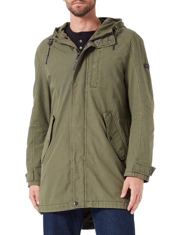 camel active Men's Coat, Olive Brown, 54