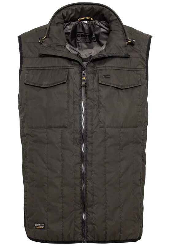 camel active Men's Vest, olive, 60 - Image 1